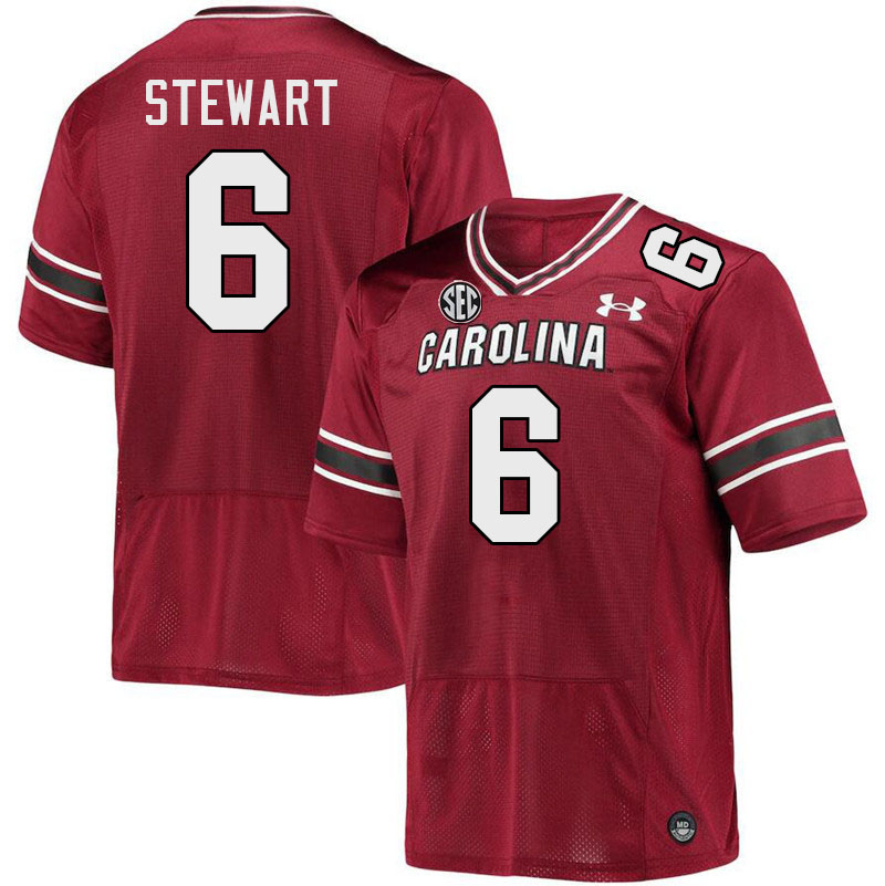 Men #6 Dylan Stewart South Carolina Gamecocks College Football Jerseys Stitched-Garnet